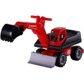 Cavallino Toys Mammoet Bagger Rutschauto Ride-on Spielzeug rot Sand