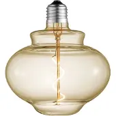 LUCANDE LED-Glockenlampe, E27 4W, amber, Ø 16 cm, 2700K