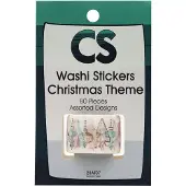 Colorations – Washi-Sticker – Weihnachtsmotiv, 80 Stück