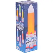 Johntoy Rakete Nachtlicht - LED Kinderlampe mit USB Anschluss