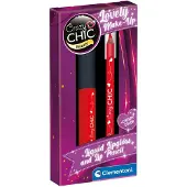 Clementoni Crazy Chic Lipgloss und Lipliner Kirschrot