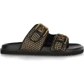 Mexx Damen Pantoletten Reilly Penny - Zwart - Größe 39