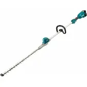 Makita DUN600LR LXT 18V 600mm Akku-Teleskop-Heckenschere mit 2 x 6.0Ah Akkus, bürstenlosem Motor und XPT-Technologie für Staub- und Feuchtigkeitsbeständigkeit.
