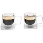 Leopold Vienna Kaffee Glas Otto 220ml (Set von 2 Stück)