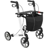 Rehasense Leichtgewicht Rollator Server L weiß 1 St