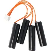 AccuCell Speicherbatterie 4x 3,6V ersetzt Motoman HW0470360-A - 2600 mAh