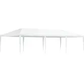 vidaXL Partyzelt 4 x 9 m Weiß - Pavillons & Partyzelte