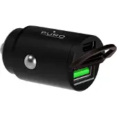 Puro PUROCAC30WUSBACBK, Auto, Zigarettenanzünder, Schwarz
