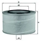 MAHLE ORIGINAL Knecht Luftfilter LX 507