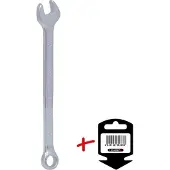 Ks Tools CHROMEplus Ringmaulschlüssel, abgewinkelt, 10mm, auf Hänger