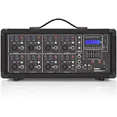 SubZero SZ-PMIX8-MP3 8-Kanal-Powermixer mit Digital Media Player