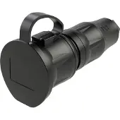 Pce 25711-ss Schutzkontaktkupplung DB nat IP54 schwarz Serie TopTaurus2 25711ss