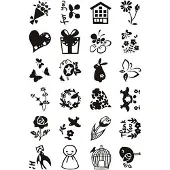 Creativ Company CC Silikonstempel Kleine Grüße 15,5 cm