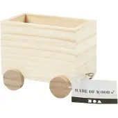 Creativ Company CC Holzeisenbahnwaggon 9,5x6,5x8 cm