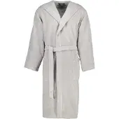 Cawö Bademantel 5623 Kapuze Herren Stone-XL