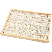 Creativ Company 68982, Holz, Weiß, Runde Perle, 750 Stück(e)