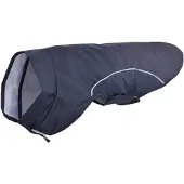 vidaXL Hunde Regenmantel mit Reflexstreifen Polyester Marineblau XS