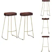 vidaXL Gavin Barhocker 2 Stk. Massivholz Mango - Barhocker