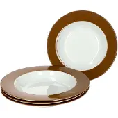 Ritzenhoff & Breker 4er Set Suppenteller 22cm Nougat Doppio - Ritzenhoff 545760