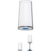 Trebonn Sektgläser SplitGlass Blau (Set von 2 Stück)