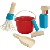 PlanToys Holzspielzeug Reinigungs-Set