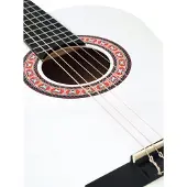 Dimavery AC-303 Klassikgitarre, weiss