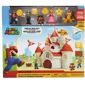 JAKKS Pacific Nintendo Super Mario Deluxe Feature Spielset mit 5 Vinyl Figuren 6,5 cm