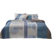 TRAUMSCHLAF Bettwäsche Kalifornien blau 155x220 cm + 80x80 cm