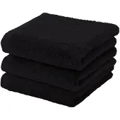 Aquanova Handtuch London Schwarz (3er Set)