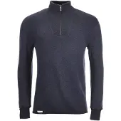 Woolpower Skipullover Zip Turtleneck 400 Dark Navy-S