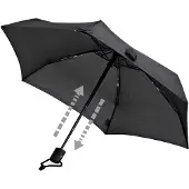 Euroschirm Dainty Automatic Regenschirm - STK - schwarz