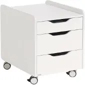 PAIDI Kinderwelten Rollcontainer Rollcontainer 3S , weiß , Maße (cm): B: 44,3 H: 53,29 T: 57.3