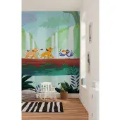 Komar Kindertapete "Disney The Lion King Classic Waterfall" bedruckt glatt