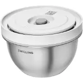Zwilling Aufbewahrungsschüssel "Fresh & Save BOWLS", (2 tlg., Schüssel inkl. Deckel), Vakuumschüssel S / 12 cm, Edelstahl