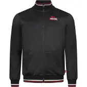Lonsdale Herren Trainingsjacke normale Passform IRTHING Black/Red/Ecru XXL