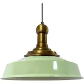 Bamyum Pendelleuchte Esstisch Long-Knob Asletl Hängelampe 40 cm - Minzgrün