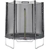 Sweeek - Trampolin Ø180cm mit Sicherheitsnetz - Grau