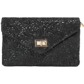 Samantha Look Abendtasche echt Leder, Made in Italy