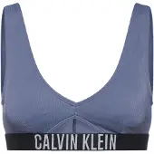 Calvin Klein INTENSE POWER RIB Bikini Oberteil in grau, Größe L