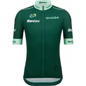 Santini Tour De France Green 2025 Kurzarm-radtrikot Grün 3XL Mann Grün 3XL
