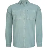 INDICODE JEANS Indicode Hemd Langarm Herren Regular Fit Baumwolle grün, XXXL 704351-0005-09995