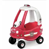 Little Tikes Cozy Coupe Fire, 1,5 Jahr(e), 4 Rad/Räder, Kunststoff, Schwarz, Rot, Weiß