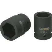 Ks Tools 515.1391, Steckschlüsselbuchse, Schwarz, 2 Kopf/Köpfe, 3/4", Metrisch/imperial, 42 mm