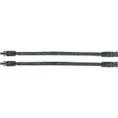 Kabelmeister Solar-Fensterdurchführung MC4 schwarz 30cm