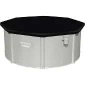 Bestway PVC-Abdeckplane Ø 427 cm, schwarz, rund