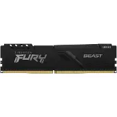 Kingston Technology FURY Beast 8GB 3600MT/s DDR4 CL17 DIMM Black, 8 GB, 1 x 8 GB, DDR4, 288-pin DIMM
