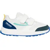 Viking Century 2V WP Kinder Sneaker, Eggshell/Blue, 25, Kinderschuhe