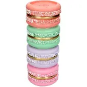 Wants and Needs Kerzenhalter ''Macaron'' in Bunt - (H)25 x Ø 10 cm - onesize