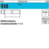 F. REYHER Nchfg. GmbH & Co. KG Stiftschraube DIN 938 M 10 x 30 A 4