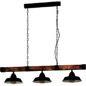 Eglo Hängelampe Oldbury, 2 flammige Vintage Pendelleuchte im Industrial Design, Pendellampe, E27, 118 cm,